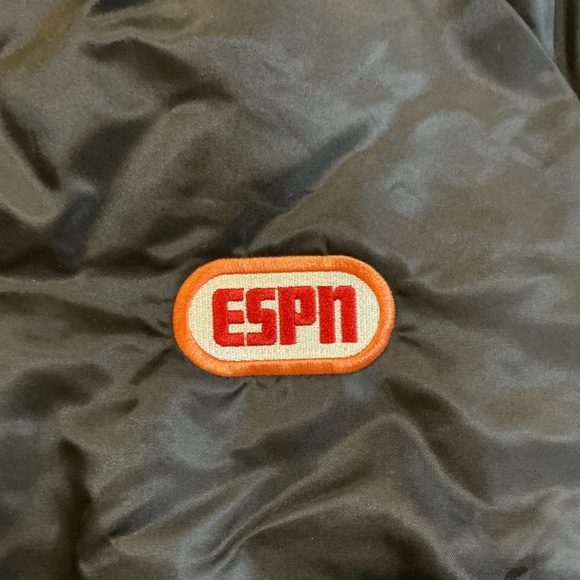 Rare Disney+ Hulu ESPN Varsity Bomber Jacket Black Men’s XL Promo - Picture 8 of 10